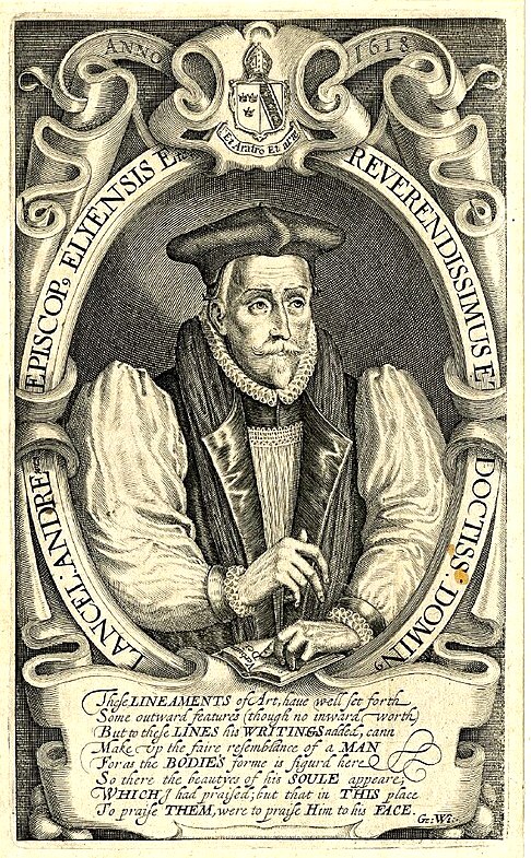 Engraved portrait of Lancelot Andrewes