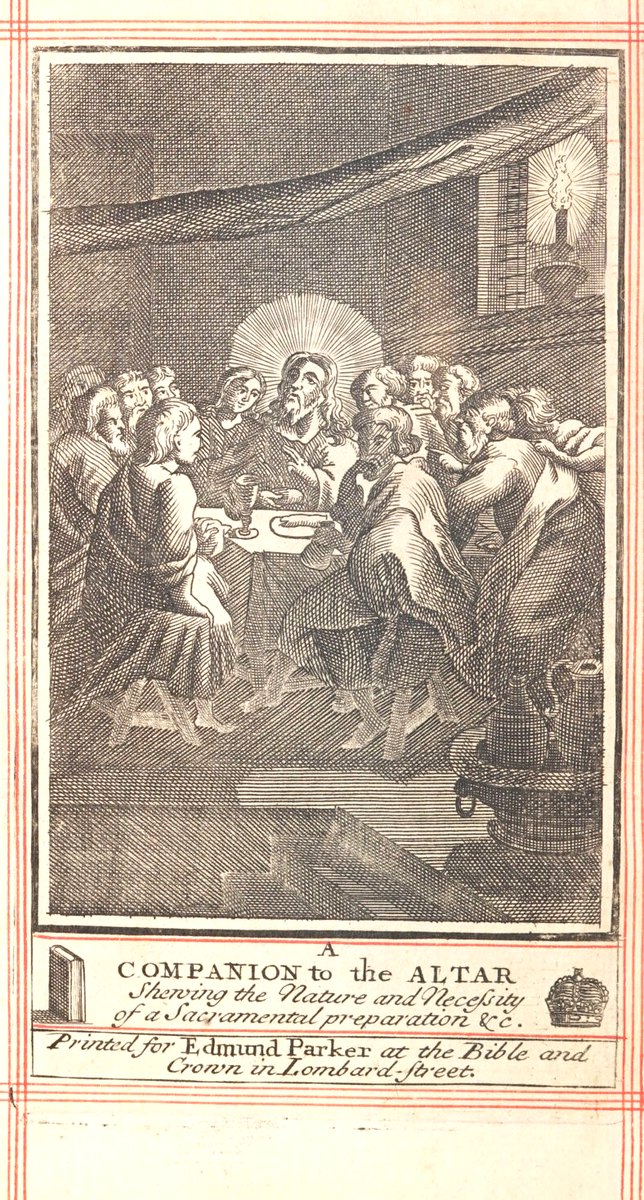 Frontispiece: the institution of the Lord's Supper